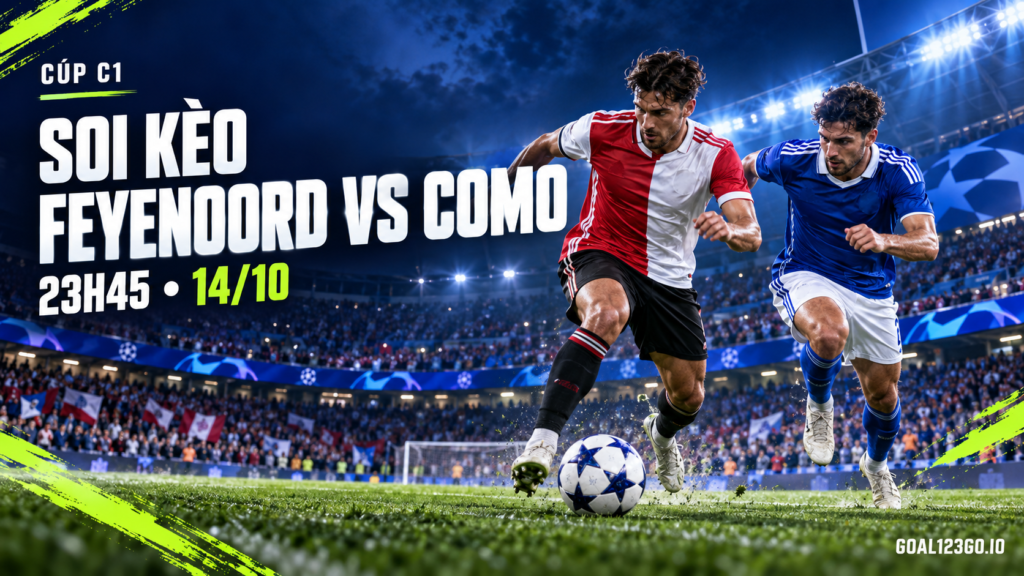 Soi kèo Feyenoord vs Como 23h45 ngày 14/10 tại Cúp C1