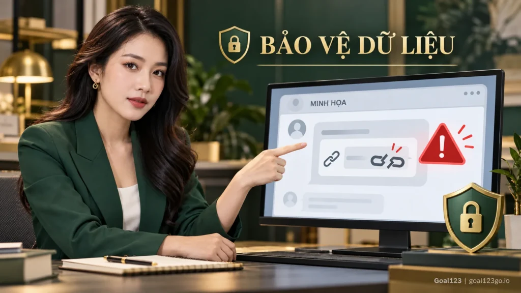 Đọc chính sách quyền riêng tư trước khi chia sẻ dữ liệu cá nhân. Ảnh minh họa, không xác nhận giao diện hoặc sự việc thực tế.