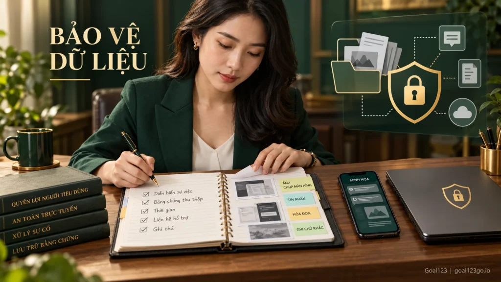 Bảo vệ mật khẩu và nhận biết yêu cầu cung cấp dữ liệu bất thường. Ảnh minh họa, không xác nhận giao diện hoặc sự việc thực tế.