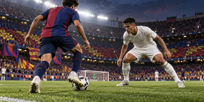 Minh họa trận El Clásico Barcelona gặp Real Madrid tại La Liga ngày 25/10/2026