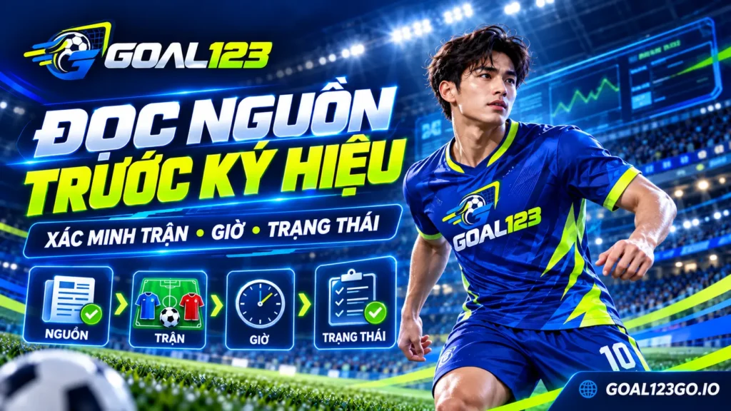 Đọc nguồn trước ký hiệu khi xem thông tin Goal123