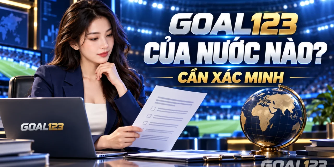 Nữ đại diện Goal123 xem thông tin xuất xứ cần được xác minh